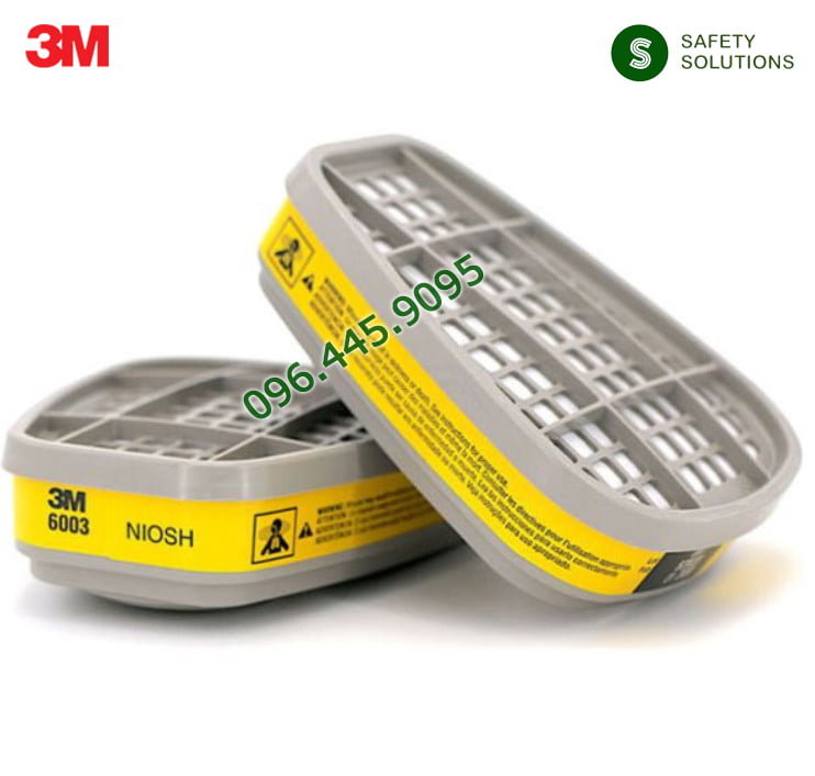 Phin Lọc Hơi Hữu Cơ/Khí Axit 3M™ 6003