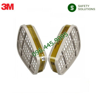 Phin Lọc Hơi Khí Hỗn Hợp 3M™ 6006, Bảo Vệ Hô Hấp, 60 Cái/Thùng