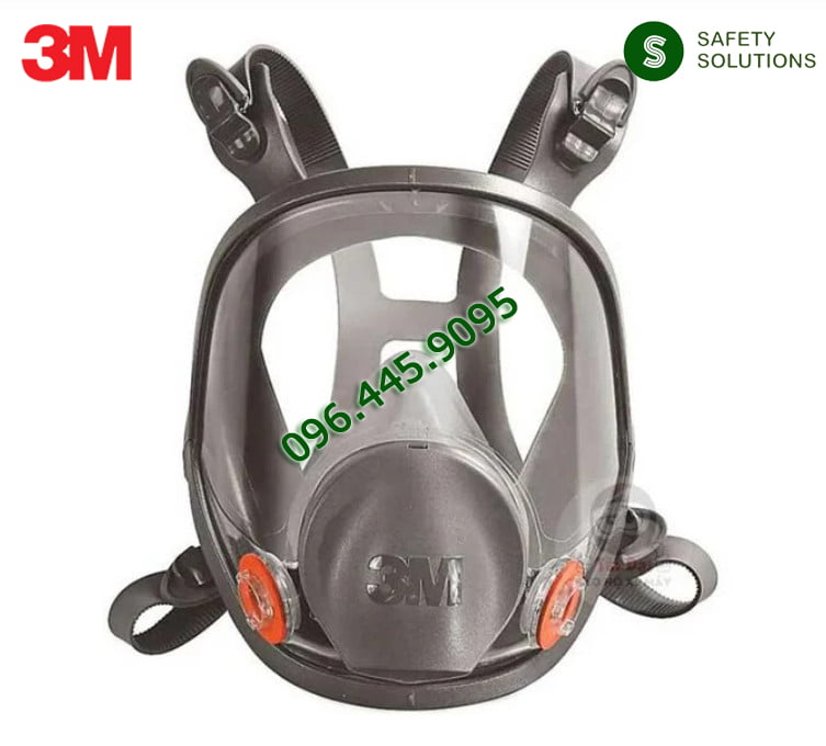Mặt Nạ Nguyên Mặt Bảo Vệ Hô Hấp 3M™ 6800, Cỡ Vừa