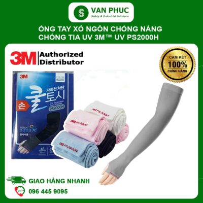 Ống Tay Xỏ Ngón Chống Nắng Chống Tia UV 3M™ UV PS2000H, Ghi Nhạt