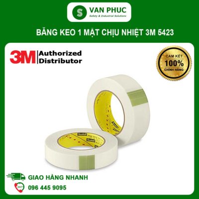 Băng keo 1 mặt chịu nhiệt 3M 5423