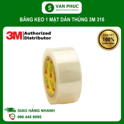 Băng keo 1 mặt dán thùng 3M 315