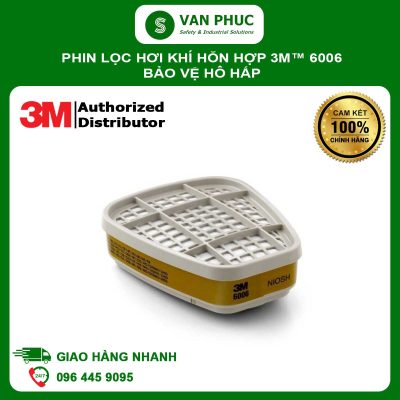 Phin Lọc Hơi Khí Hỗn Hợp 3M™ 6006, Bảo Vệ Hô Hấp