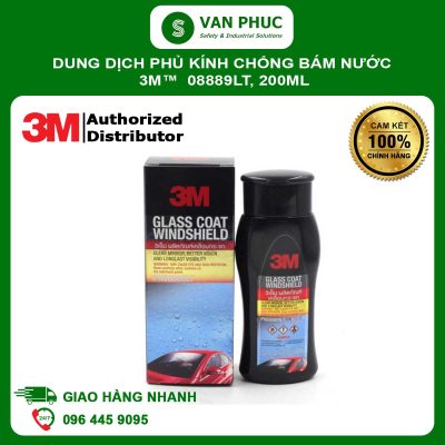 Dung dịch phủ kính chống bám nước 3M™ 08889LT, 200ml