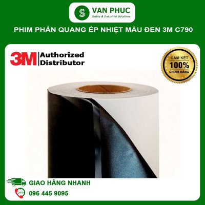 Phim phản quang ép nhiệt màu đen 3M C790