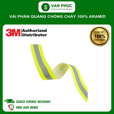 Vải phản quang chống cháy 100% aramid