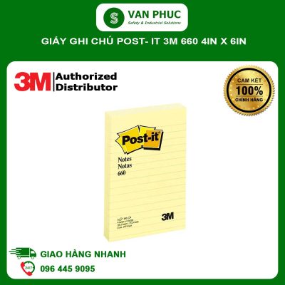 Giấy ghi chú post- it 3M 660 4in x 6in
