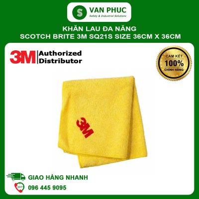 Khăn lau đa năng Scotch Brite 3M SQ21S size 36cm x 36cm