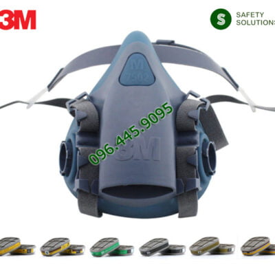 Mặt Nạ Nửa Mặt 3M™ 7502/37081(Aad), Cỡ Trung