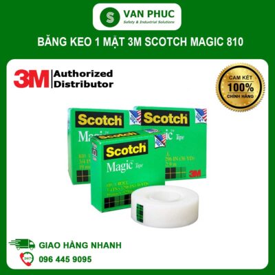 Băng keo 1 mặt 3M Scotch Magic 810
