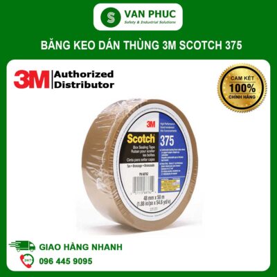 Băng keo dán thùng 3M Scotch 375