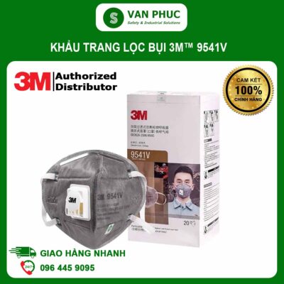 Khẩu Trang Lọc Bụi Bảo Vệ Hô Hấp 3M™ 9541V, Có Van, Cỡ Nhỏ/Vừa, Tiêu Chuẩn As/ANZS P2