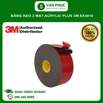 Băng keo 2 mặt acrylic Plus 3M EX4015