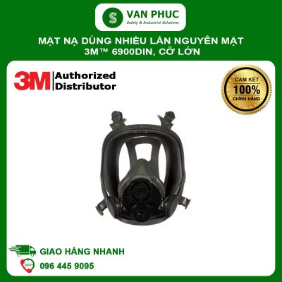 Mặt Nạ Dùng Nhiều Lần Nguyên Mặt 3M™ 6900DIN, Cỡ Lớn