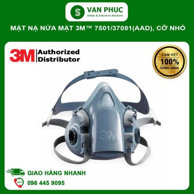 Mặt Nạ Nửa Mặt 3M™ 7501/37081(AAD), Cỡ Nhỏ