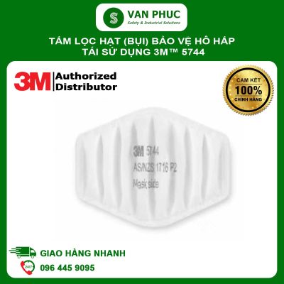 Tấm Lọc Hạt (Bụi) Bảo Vệ Hô Hấp Tái Sử Dụng 3M™ 5744