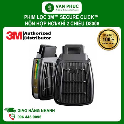 Phim Lọc 3M™ Secure Click™ Hỗn Hợp Hơi/Khí 2 Chiều D8006